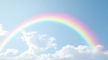 A Soft-Focus Pastel Rainbow: Embracing the Gentle Hues of Nostalgia in a Dreamlike Landscape, Where Serenity Meets Whimsy and Every Shade Tells a Story of Light and Color.