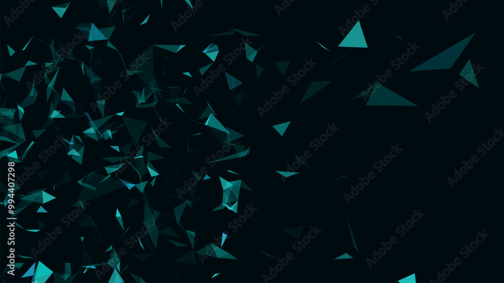 Aufkleber abstract background with connecting dots and lines. network connection structure. data technology an
