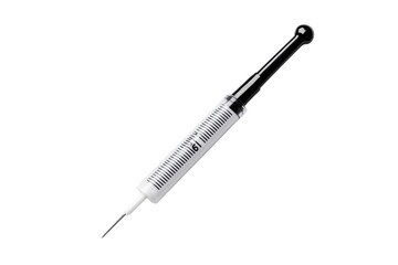 Fototapeta premium Syringe isolated on transparent background.