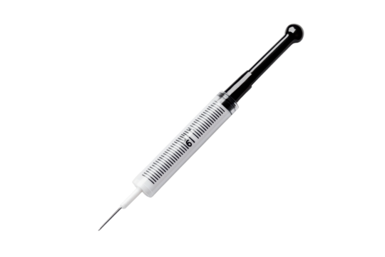 Syringe isolated on transparent background.
