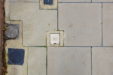 Gas Cover to Gas Utility Pipe in Pavement in London, UK