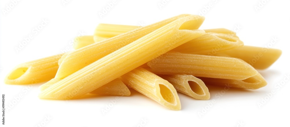 Poster Penne Pasta Isolated