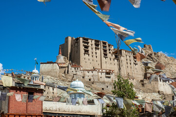 Leh Palace is a former royal palace overlooking the city of Leh in Ladakh, India