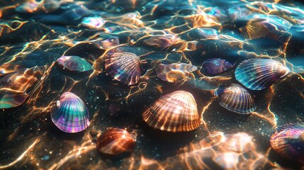shells on the background