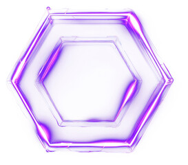 PNG Light hexagon purple technology night.