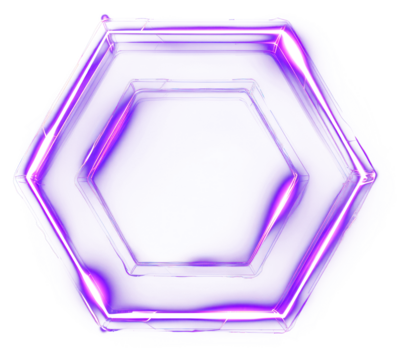 PNG Light hexagon purple technology night. - Powered by Adobe
