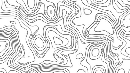 Topography vector background, banner. Imitation of a geographical map, contour lines. Modern design with topographic wavy pattern design.paper texture Imitation of a geographical map shades	
