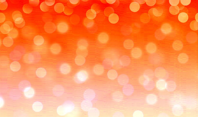 Orange bokeh background banner for Party, ad, event, poster and various design works