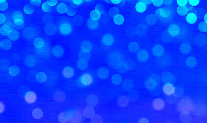Blue bokeh background banner for Party, ad, event, poster and various design works