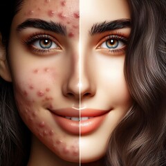 Visible Results: Acne Treatment Face Before and After