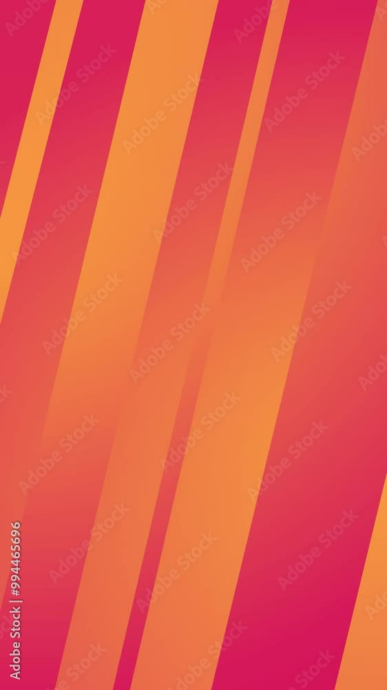 Poster gradient background loop colorful orange red 4k vertical