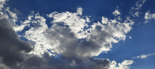 blue sky with clouds