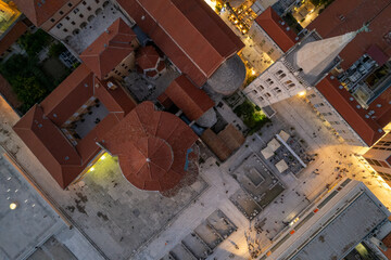Saint Donatus’ Church from directly above
