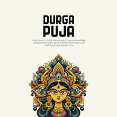 Obraz premium Durga Puja And Navratri Celebration 2025