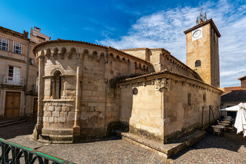 Romanesque stone church in the picturesque village of Allariz, province of Orense, Galicia.