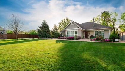 Obraz premium house in the park