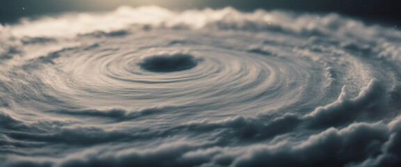 Fototapeta premium Hygiene photo of a hurricane approaching the continent
