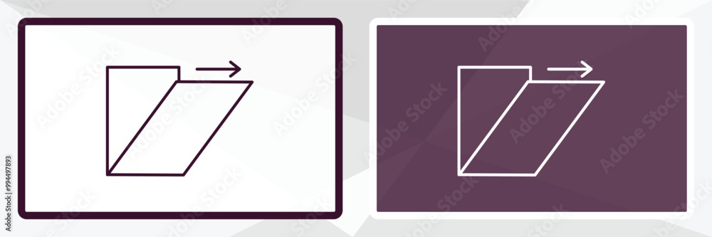 Poster shear outline icon. linear vector from tools concept. thin line white and black shear icon isolated 