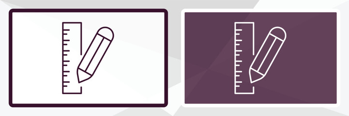 edit tools outline icon. Linear vector from tools concept. Thin line white and black edit tools icon isolated on white and dark background