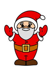 Drawn Santa Claus