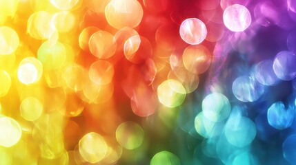 Bright Blurred Rainbow Spectrum Background for Vibrant Visuals