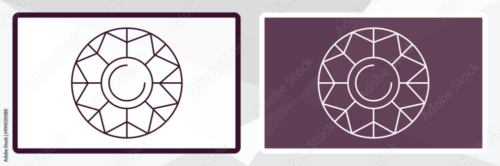 Poster color value outline icon. linear vector from technology concept. thin line white and black color val