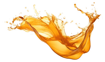 Fototapeta premium Tea splash abstract art beverage.