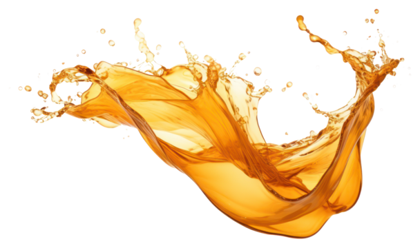 Tea splash abstract art beverage.