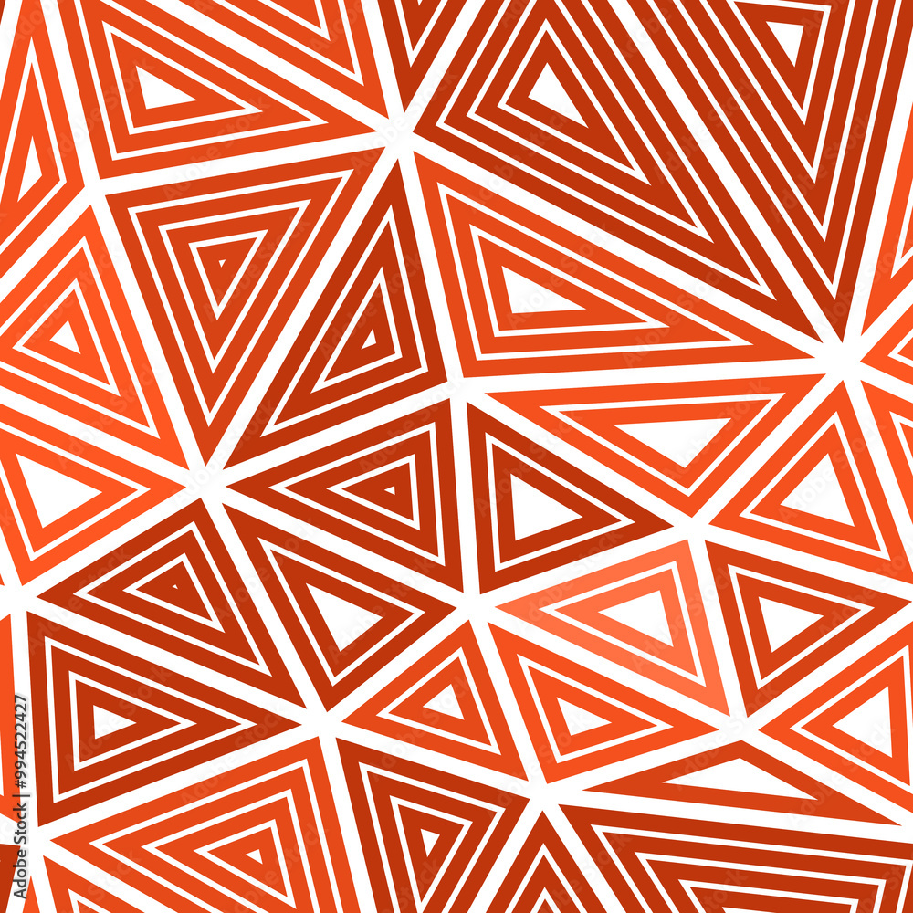 Poster minimal geometric background. big triangles size. multiple repeated inner triangles. mono tone style