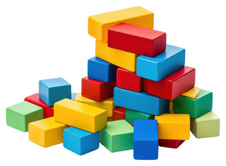 PNG Colorful blocks backgrounds toy white background.