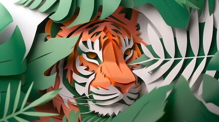 Meticulous Paper Cut Art Showcasing Detailed Animal Anatomy and Scale