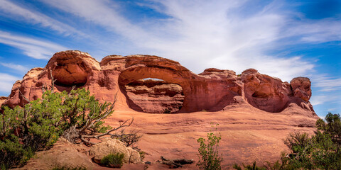 Tapestry Arch in Arches National Park. Tapestry Arch in Arches National Park is a stunning...