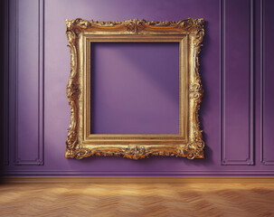 Empty picture frame.