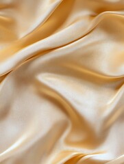 Obraz premium Abstract Creamy Beige Silk Fabric Texture Background
