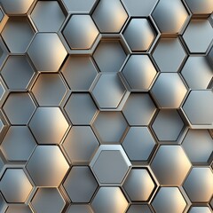 Seamless Geometric Hexagon Pattern for Modern Design Projects