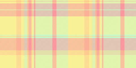 Paint fabric check texture, hat vector pattern textile. Manufacturing tartan plaid seamless background in yellow and light colors.