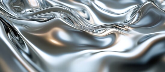Abstract Liquid Metal Texture