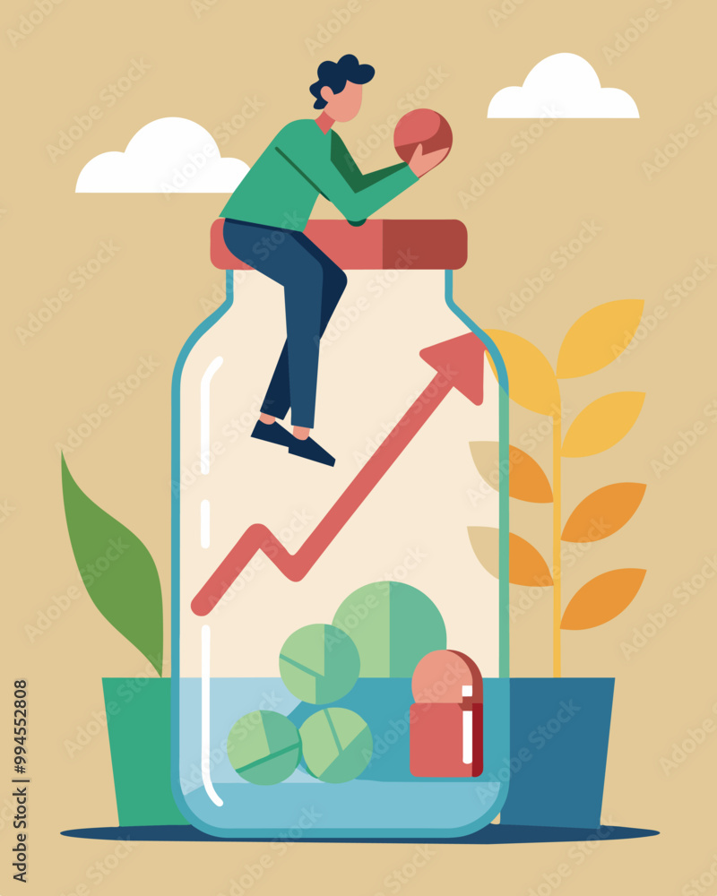 Poster a person trying to save up for a down payment on a house but struggling because their savings lose v