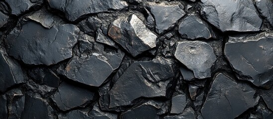 Fototapeta premium Black Stone Texture