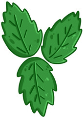 Christmas leaf