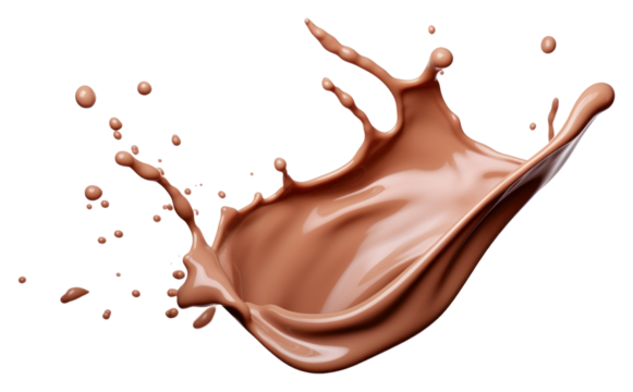 PNG  Chocolate milk splattered basketball splashing. - Powered by Adobe