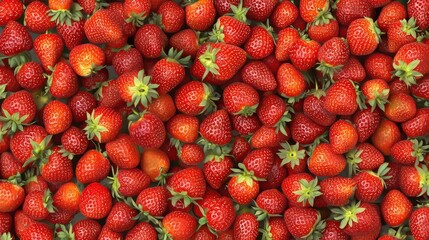 It's strawberry season with this juicy and playful pattern that celebrates strawberry season's sweet allure
