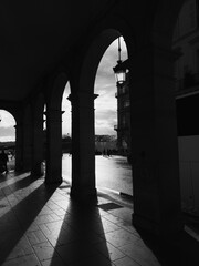Streets of Paris in Black/White