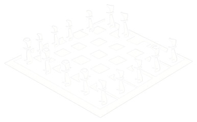 Fototapeta premium PNG Chess chess game recreation.