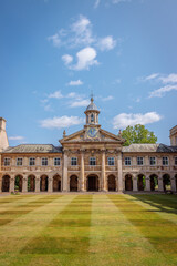 Cambridge, United Kingdom - August 23 2024 "Lovely architecture of Cambridge during the morning"