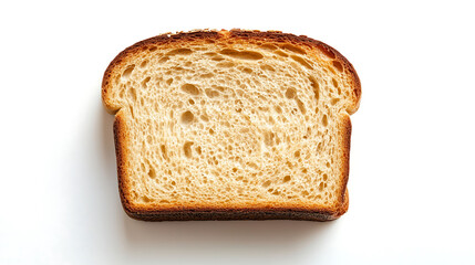 Fresh Bread Slice Clean Background Perfect Bakery & Pastry Concepts