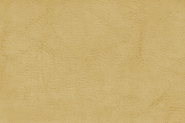 Natural, genuine yellow leather texture, structure of matte leatherette macro background