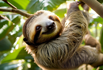 Fototapeta premium close up of a tamarin