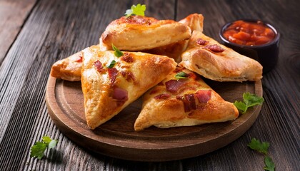 pizza pockets with ham