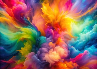 Fototapeta premium Warm Abstract Color Background with Soft Blends and Vibrant Hues for Creative Design and Art Projects